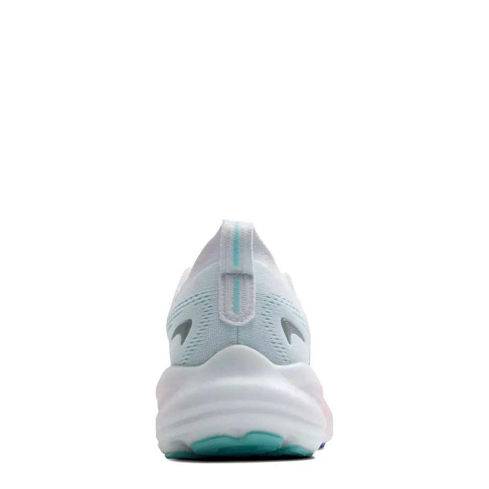 Brooks Women's Glycerin 22 Sneaker in White/Limpet Shell/Amparo Blue