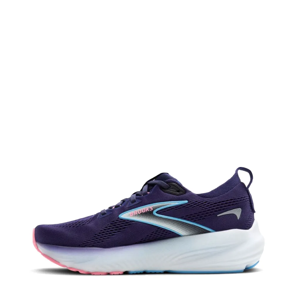 Brooks Women's Glycerin GTS 22 Sneaker in Blue Ribbon/Peacoat/Dianthus