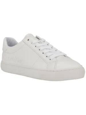 Camzy Womens Faux Leather Lace-Up Running & Training Shoes