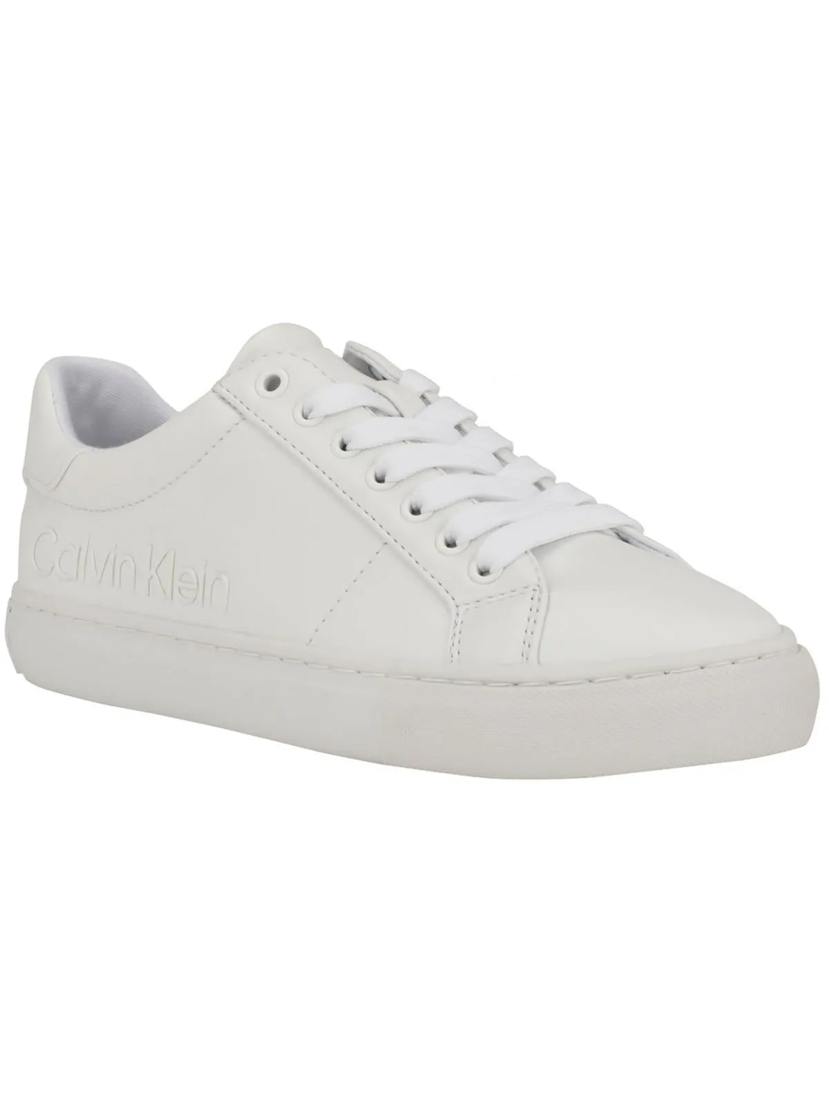 Camzy Womens Faux Leather Lace-Up Running & Training Shoes