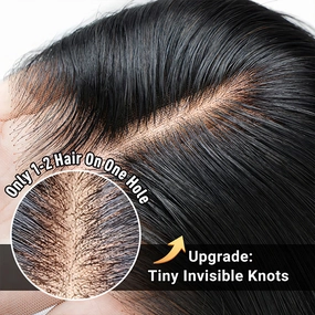 Chinalacewig Custom Wig 100% Human Virgin Hair 5x5 HD Lace Wig Brown Highlight Silk Straight High End Wig Custom03