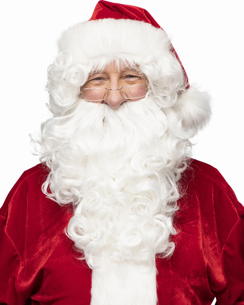 Christmas Santa Deluxe Wig and Beard Set