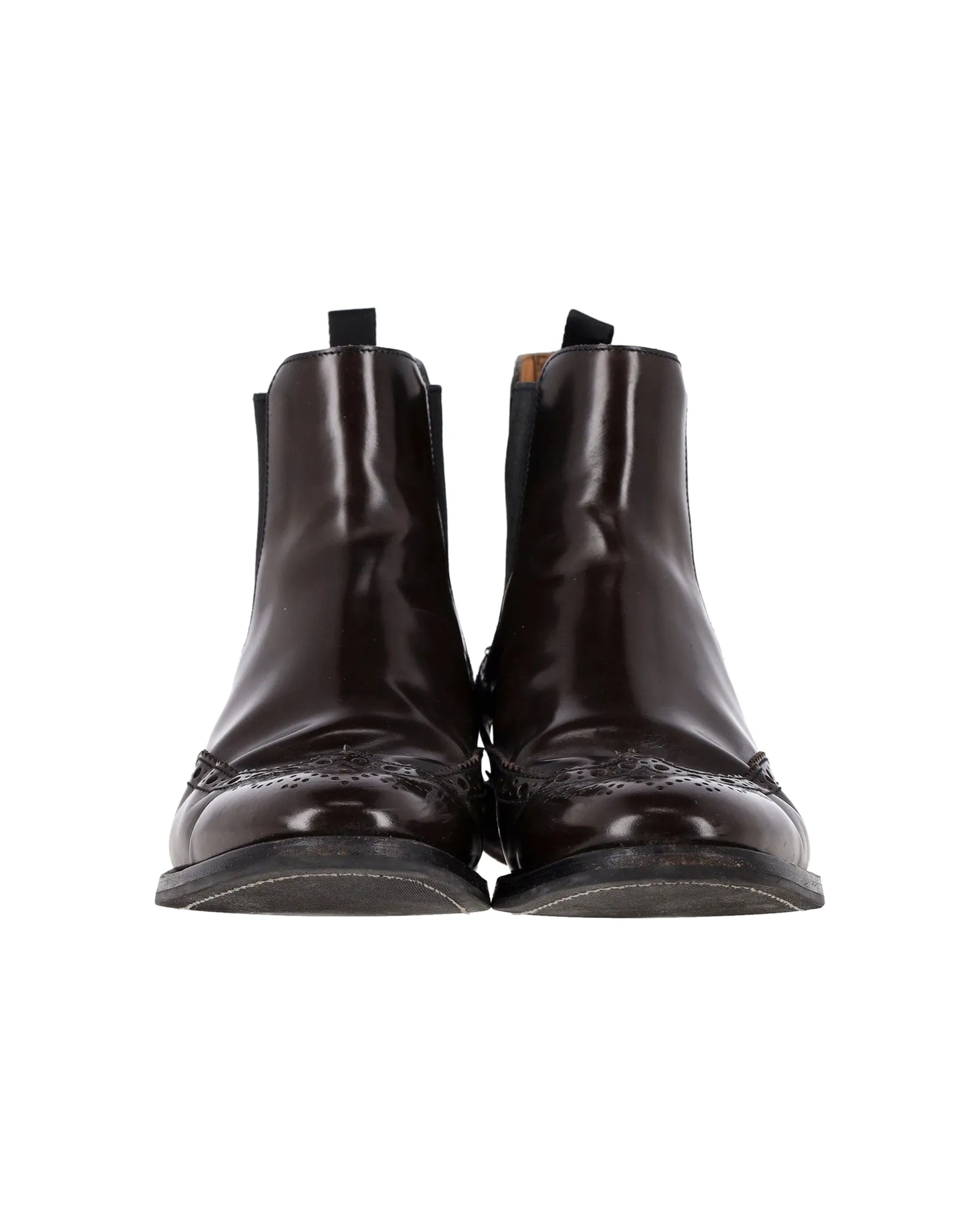 Church's Ketsby Polished Chelsea Boots in Brown Leather