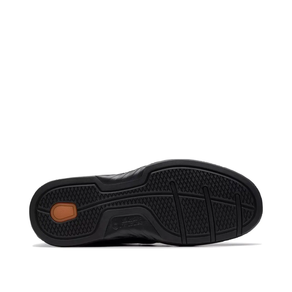 Clarks Men's Un Briley Leather Lace Shoe in Black