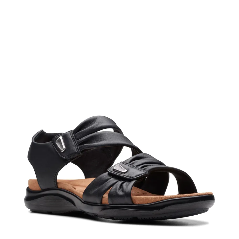 Clarks Women's Kitly Ave Sandal in Black