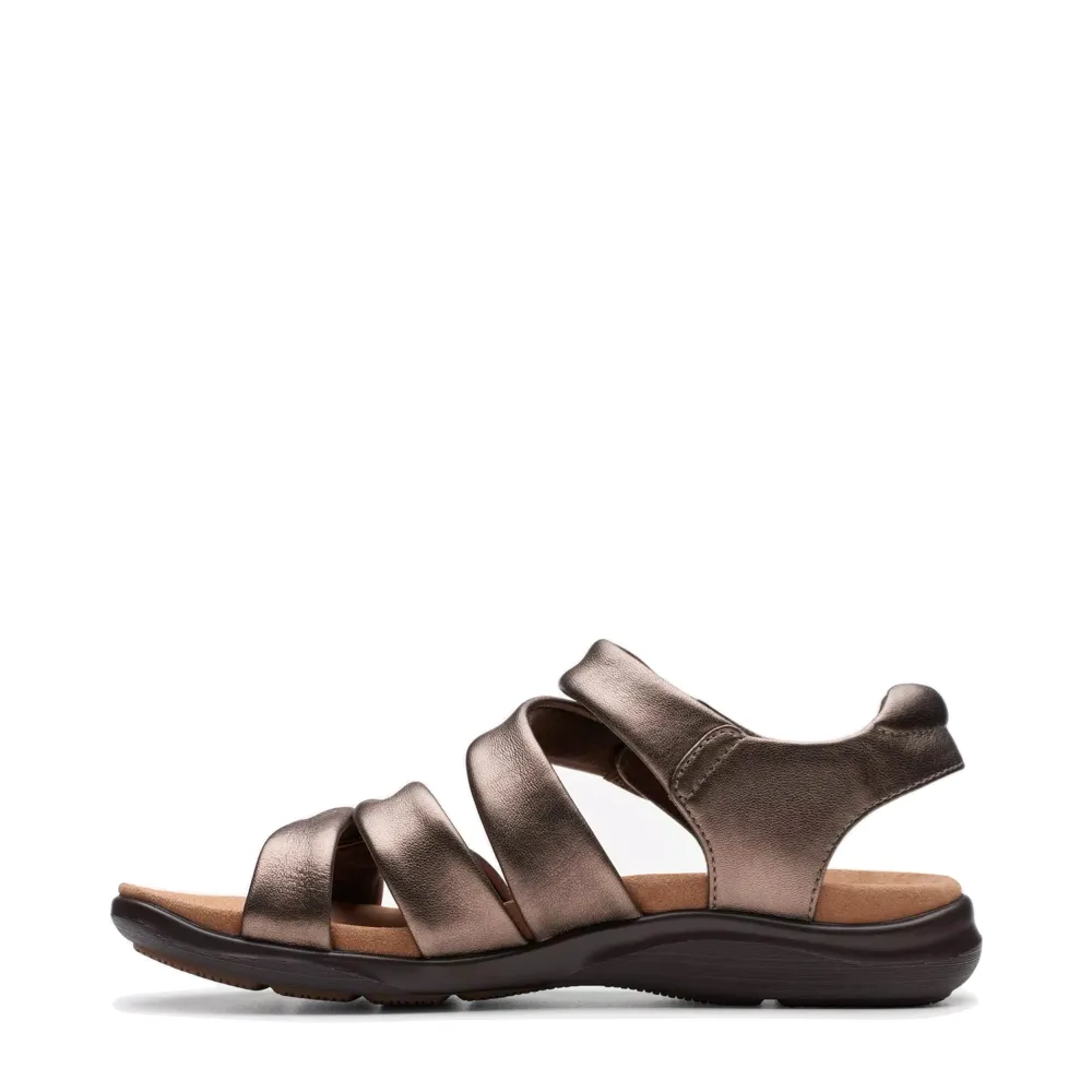 Clarks Women's Kitly Ave Sandal in Bronze