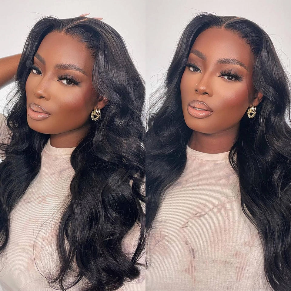CLEARANCE 4X4/13x4 Transparent Lace Wig 250% Human Hair Wig Body Wave