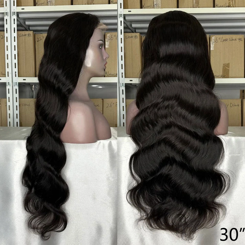 CLEARANCE 4X4/13x4 Transparent Lace Wig 250% Human Hair Wig Body Wave