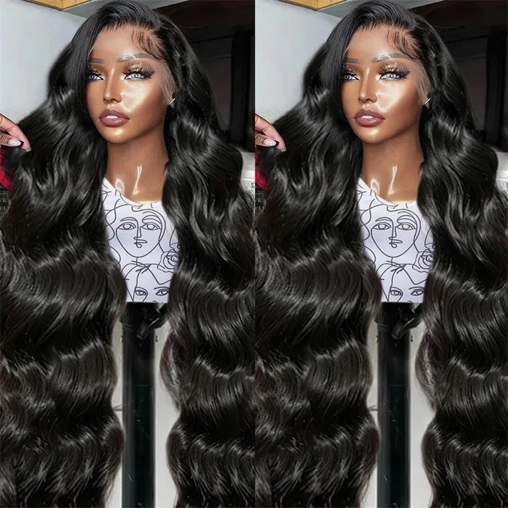 CLEARANCE 4X4/13x4 Transparent Lace Wig 250% Human Hair Wig Body Wave
