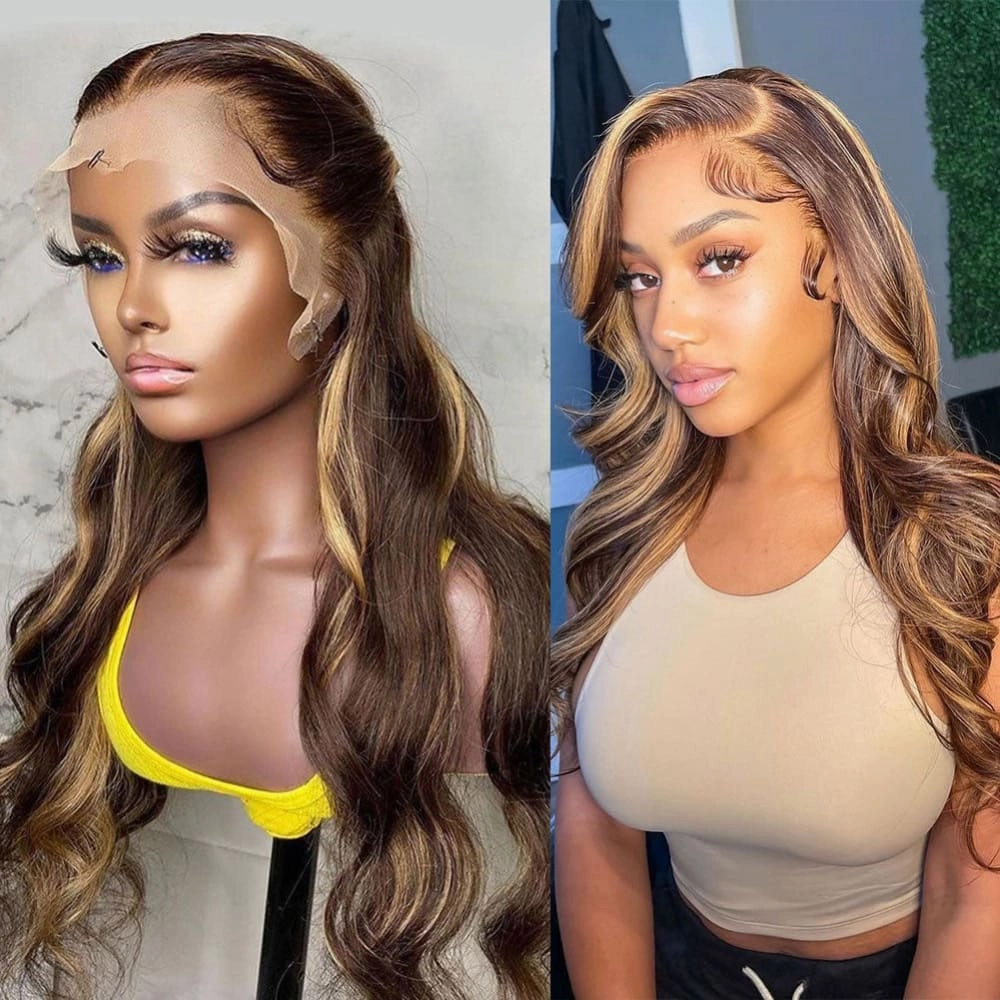 CLEARANCE Trinity | Highlight Blonde Preplucked Virgin Human Hair Lace Wig Body Wave