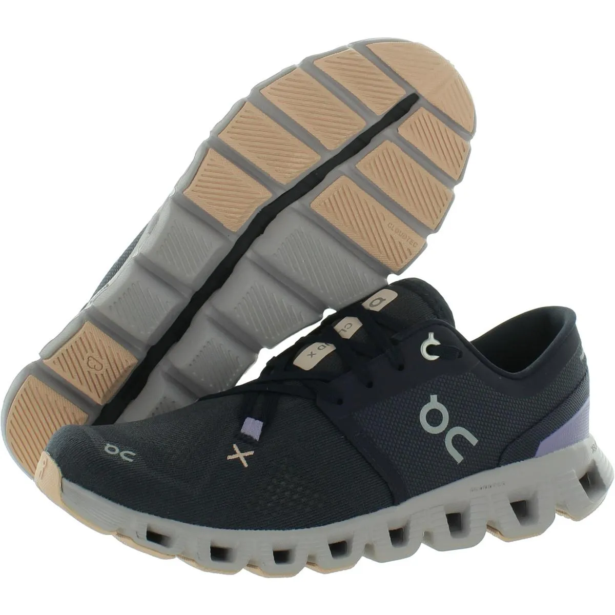 Cloud X 3 Womens Woven Cushioned Footbed Running & Training Shoes