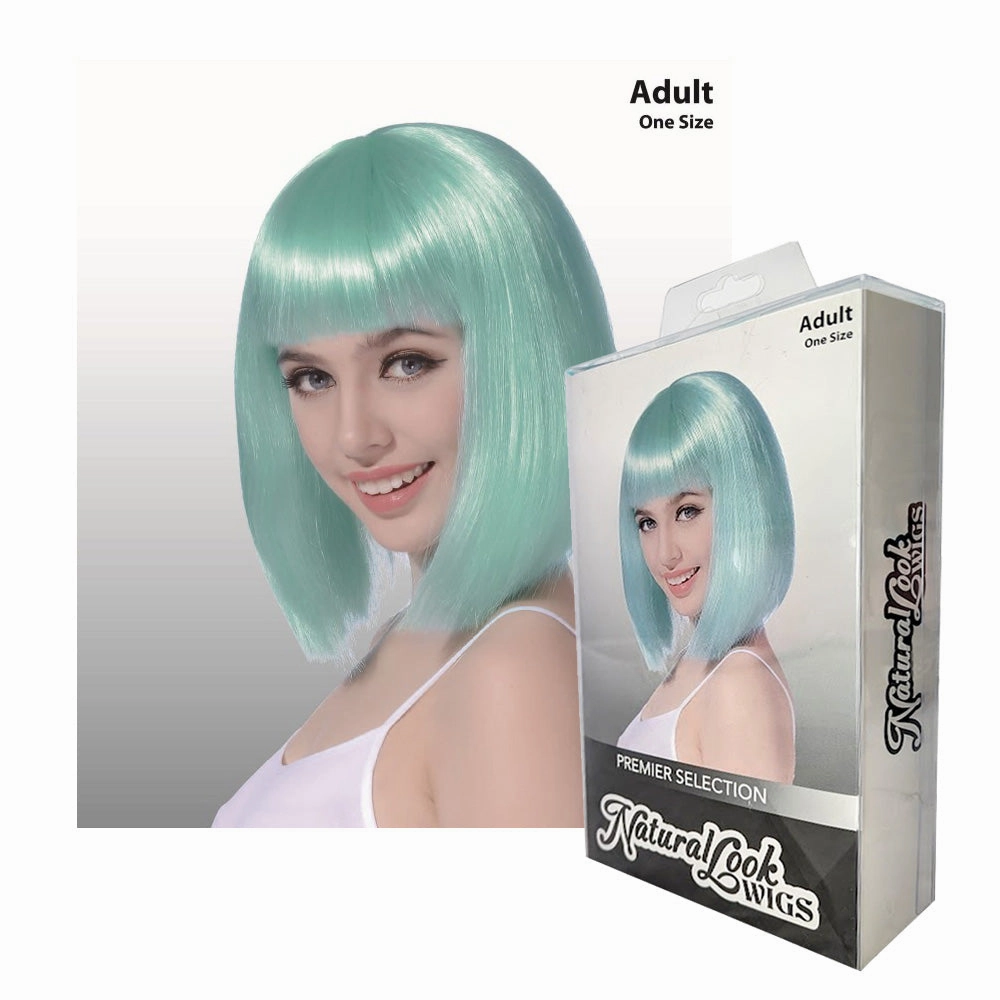 Crazy Horse Style Turquoise Bob Wig