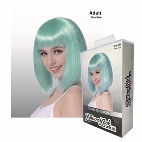 Crazy Horse Style Turquoise Bob Wig