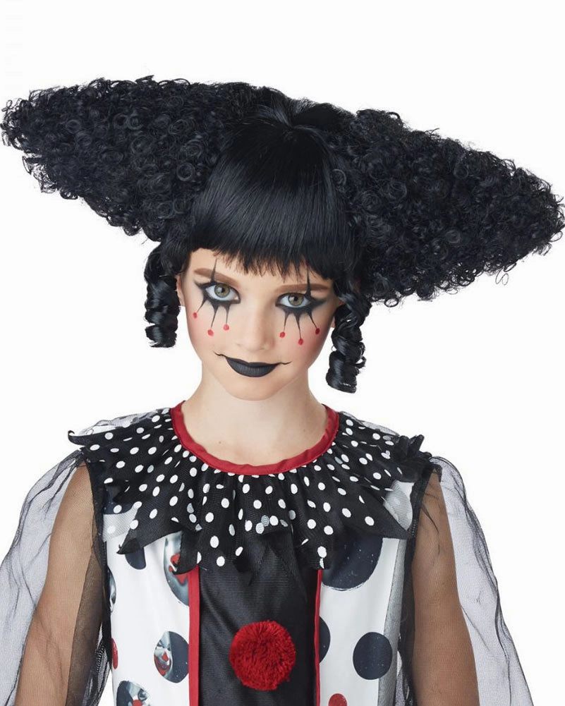 Creepy Clown Black Wig