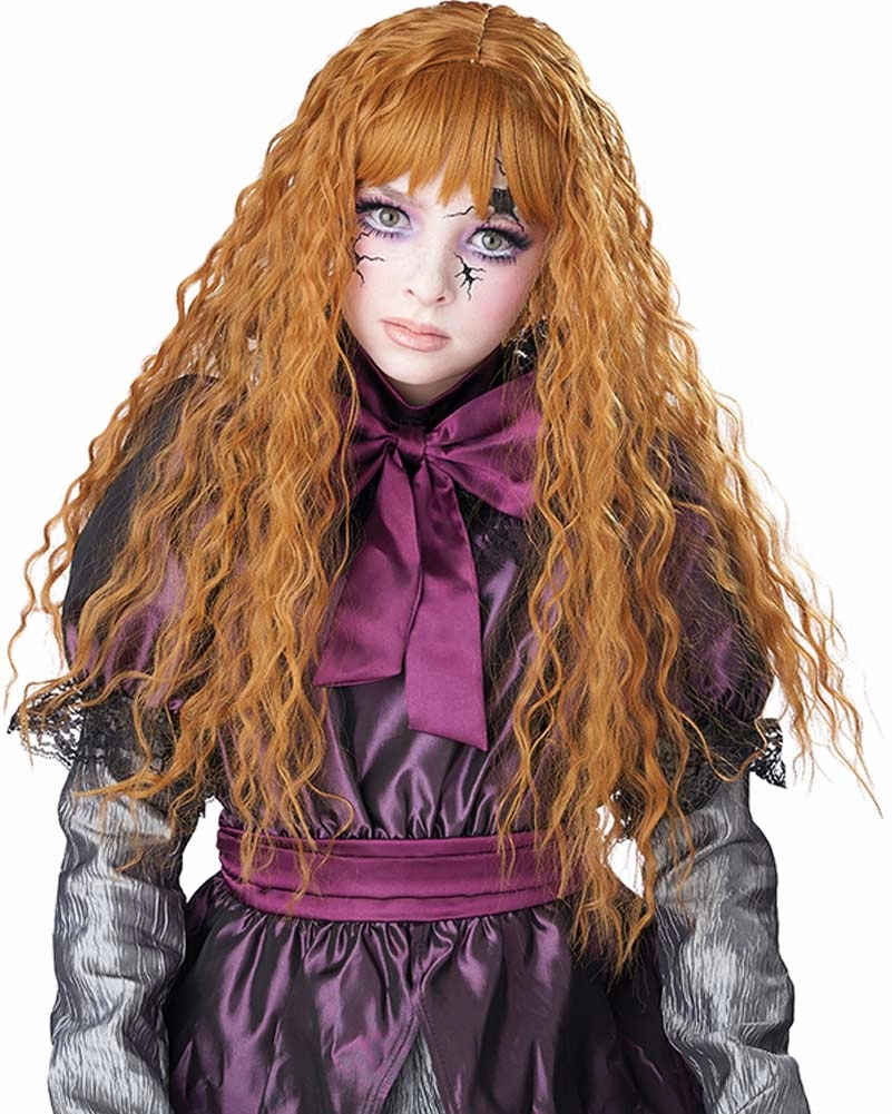 Creepy Doll Long Strawberry Blonde Wig