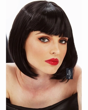 Crime Boss Wife Black Bob Wig