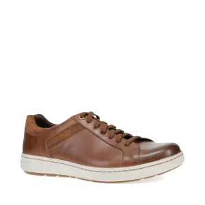Dansko Men's Trevor Leather Tie Sneaker in Tan
