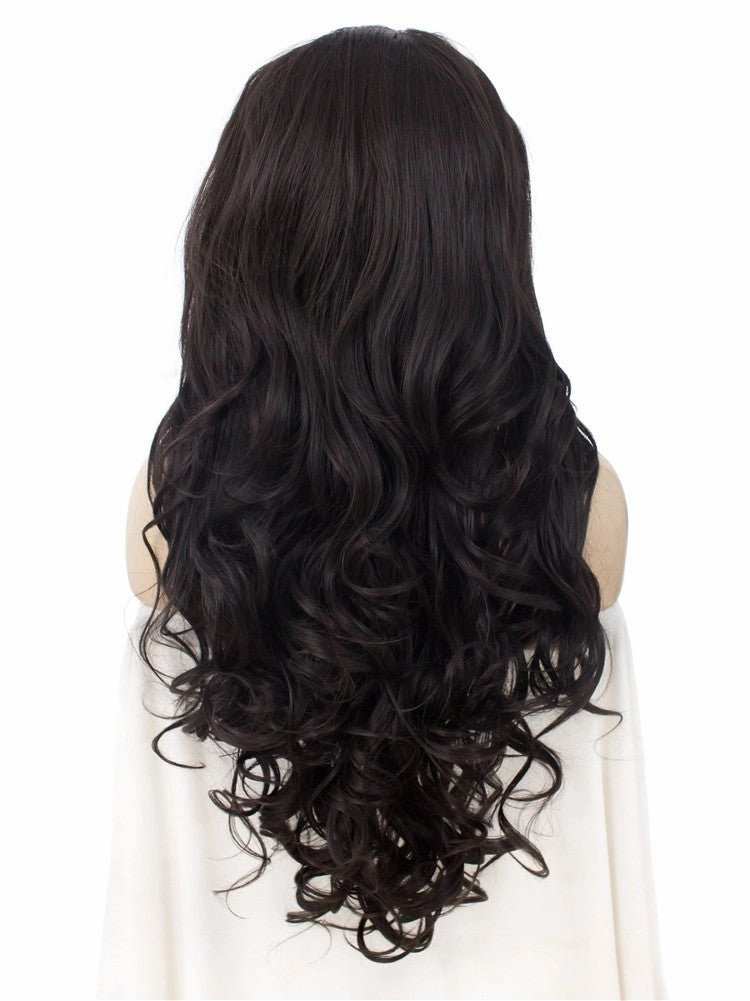Dark Brown Synthetic Lace Front Wig Daily Wear Wig