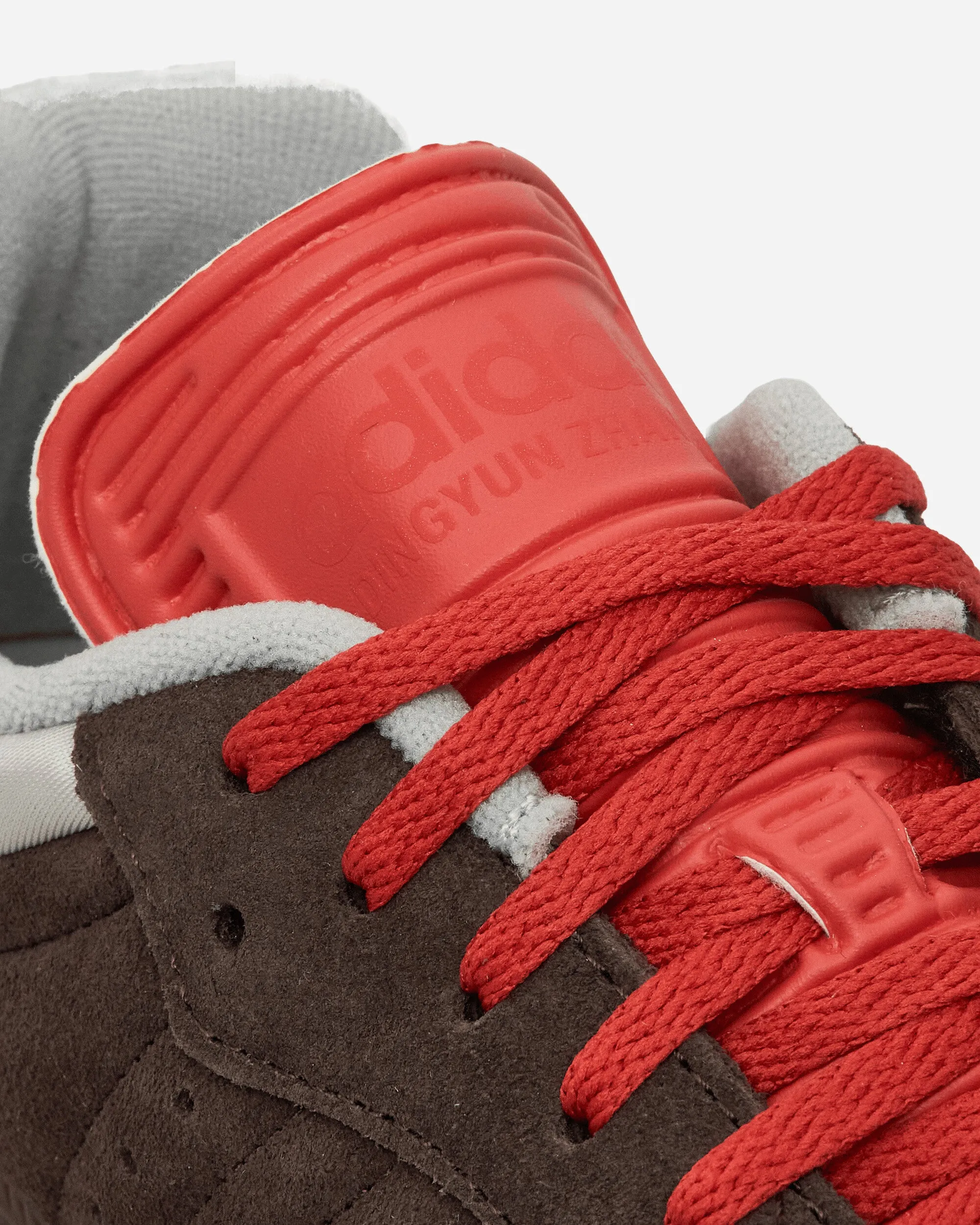 Dingyun Zhang Samba Sneakers Brown Oxide / Surf Red