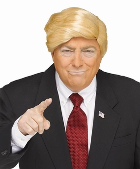 Donald Trump Combover Short Blonde Wig