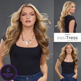 easiHalo 18&quot; Human Hair Halo Hairpiece - easiTress Human Hair Collection by Jon Renau
