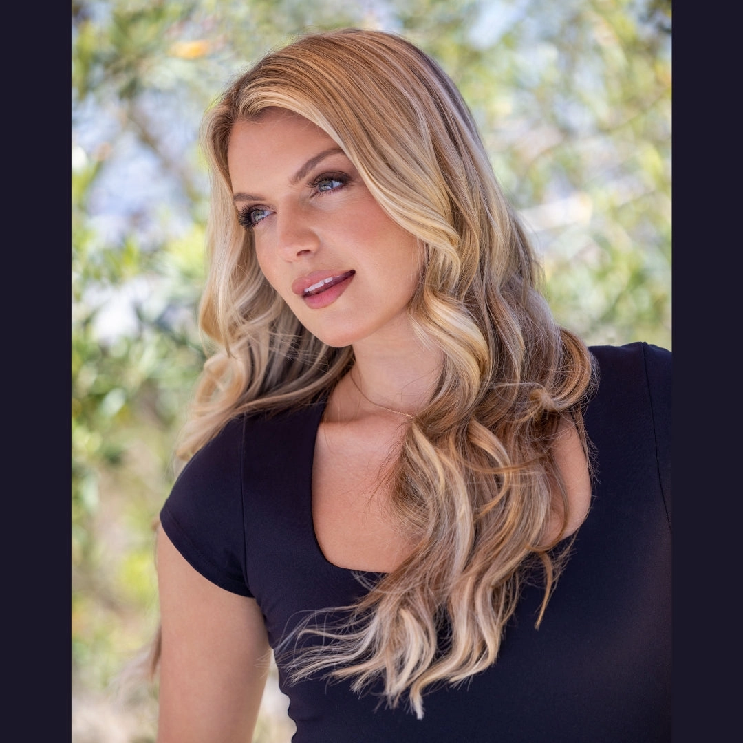 easiHalo 22&quot; Human Hair Halo Hairpiece - easiTress Human Hair Collection by Jon Renau