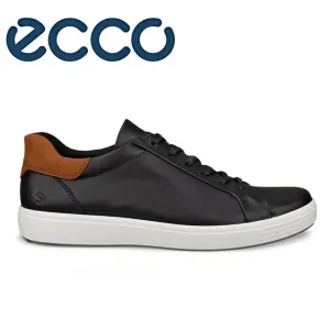 Ecco Soft 7M Laced Black Shoe Black