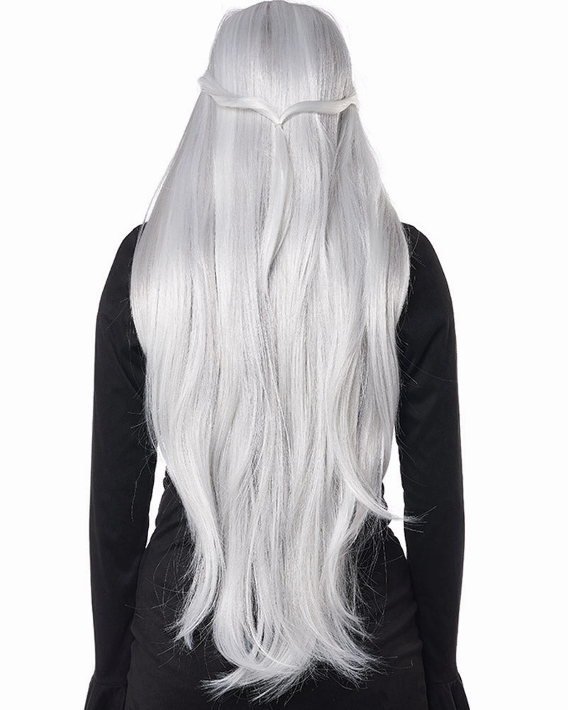 Extra Long White Cosplay Wig