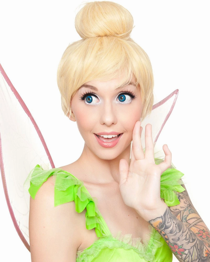 Fairy Bell Premium Blonde Bun Wig