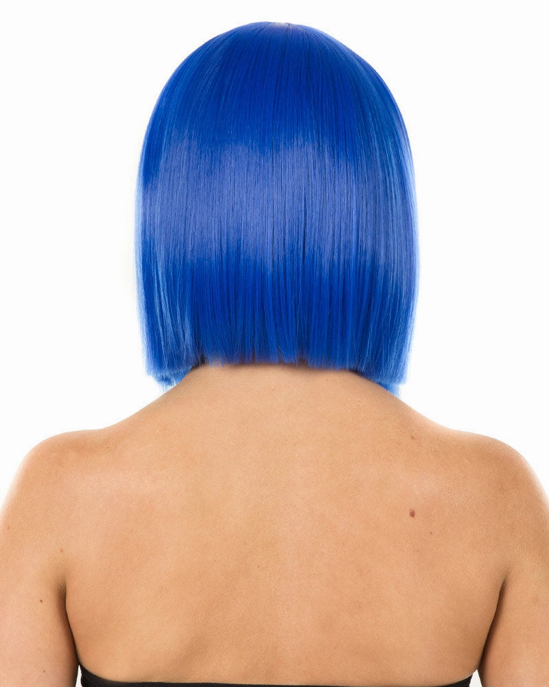 Fashion Deluxe Peacock Blue Bob Wig