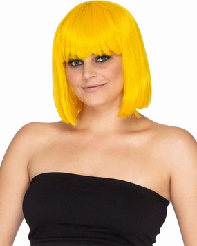 Fashion Deluxe Yellow Bob Wig