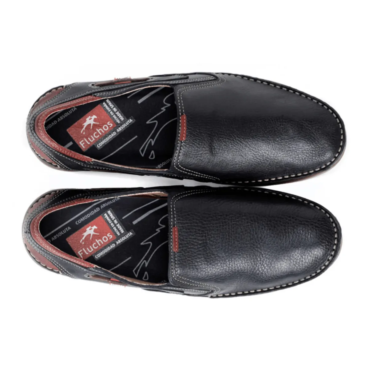 Fluchos Men's Mariner Dark Blue Leather