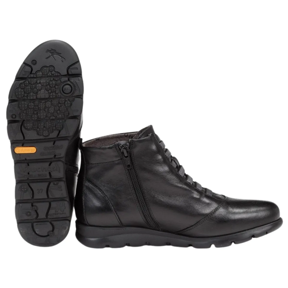 Fluchos Women's Susan Sugar Negro Leather