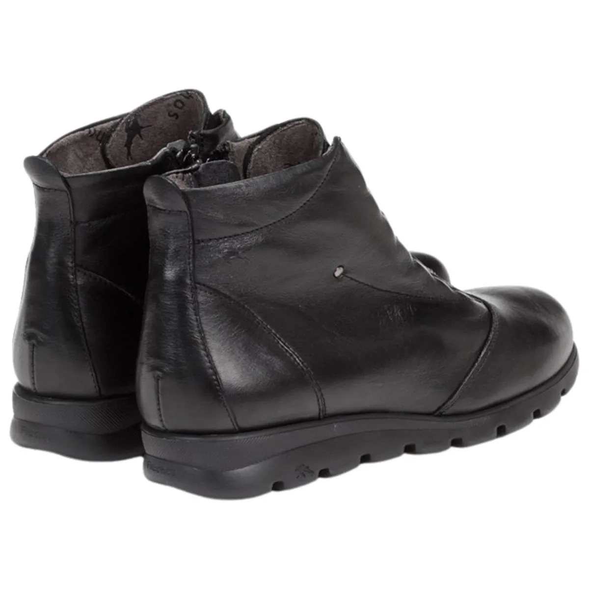 Fluchos Women's Susan Sugar Negro Leather