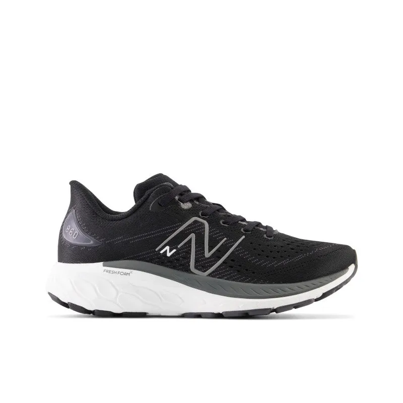 Fresh Foam X 860v13 - Black with White and Magnet - Big Kids