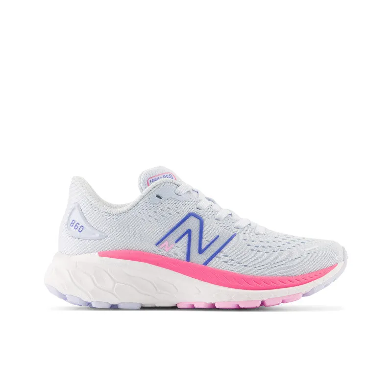 Fresh Foam X 860v13 - Moon Dust with Neon Pink - Kids
