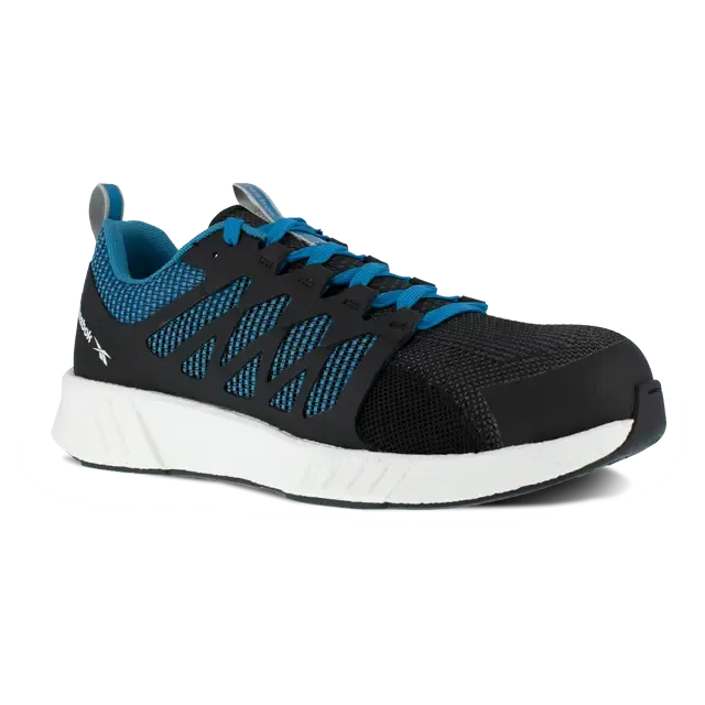 Fusion Flexweave? Composite-Toe Athletic Work Shoe Black/Blue