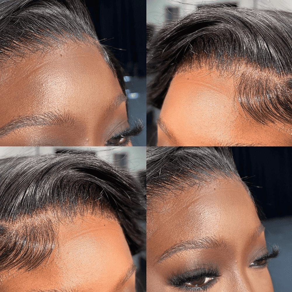 Geetahair Upgrade HD Lace Straight Wig Crystal Clear Lace Human Hair Wigs With Pre Plucked Natural Hairline
