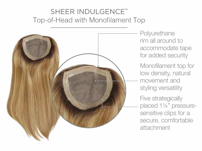 Gilded 18&quot; Topper by Raquel Welch | Toppers | Human Hair