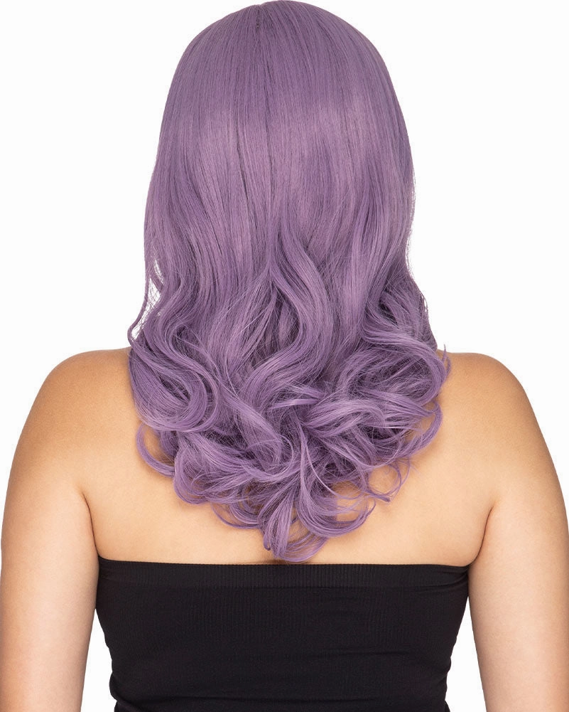 Glamour Deluxe Ashes of Violets Purple Long Wavy Wig