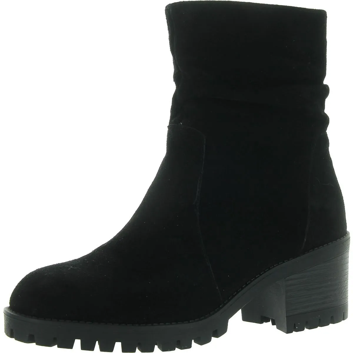 Hattie Womens Faux Suede/Leather Casual Ankle Boots
