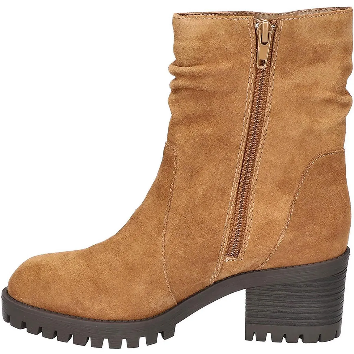 Hattie Womens Faux Suede/Leather Casual Ankle Boots