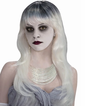 Haunted Long White Wig