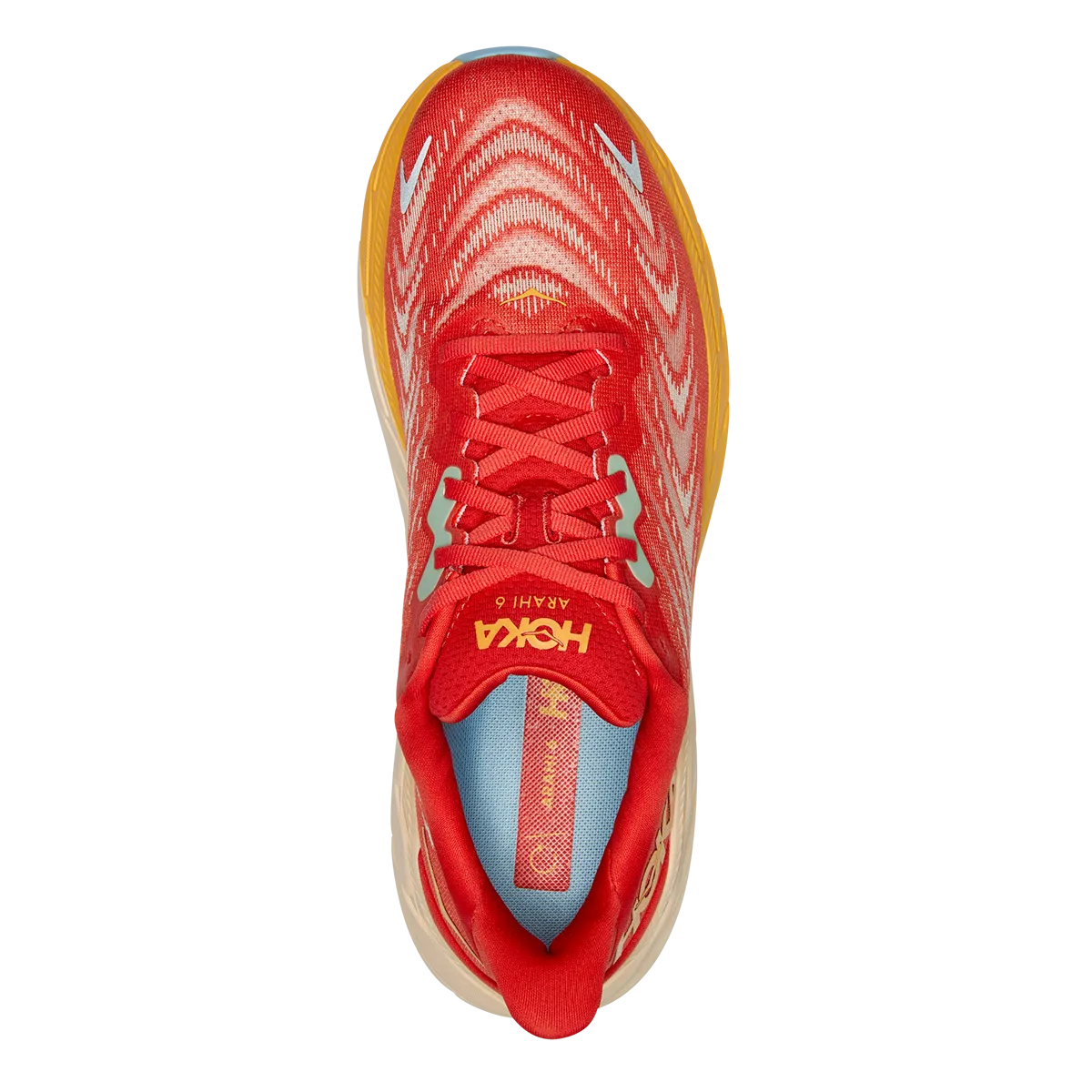 Hoka Arahi 6 - Fiesta - Amber Yellow