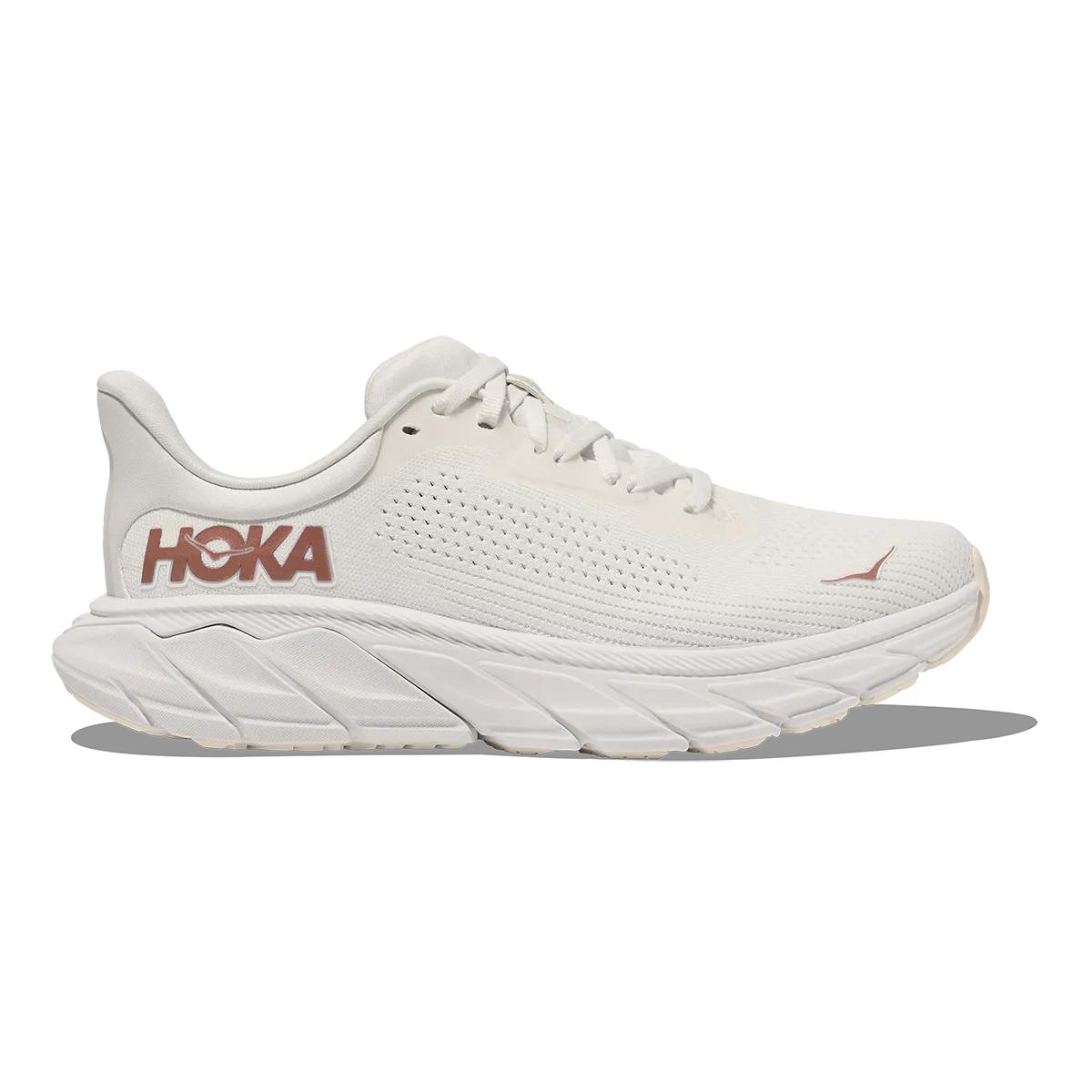 Hoka Arahi 7 - Blanc de Blanc - Rose Gold