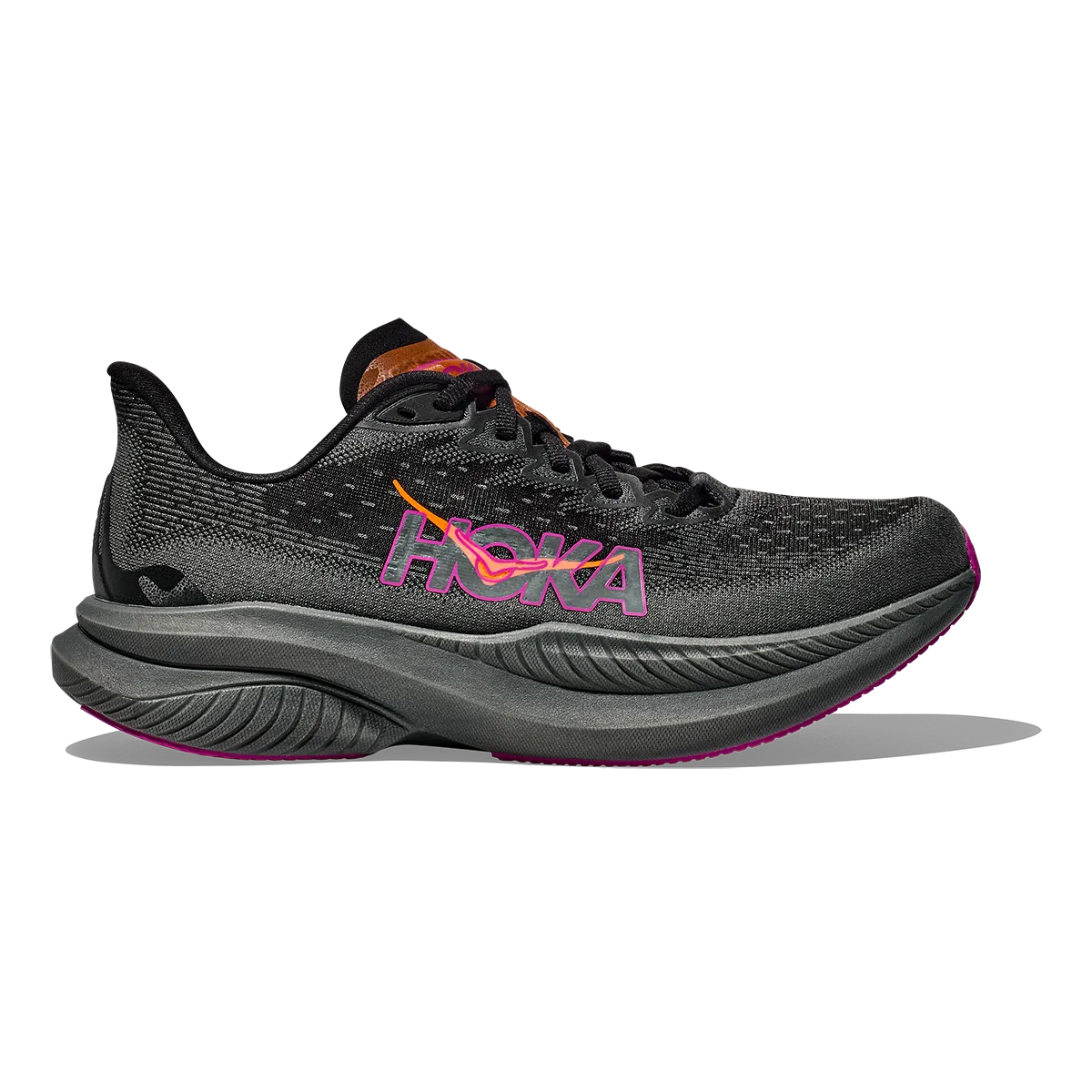 Hoka Mach 6 - Black - Fuchsia