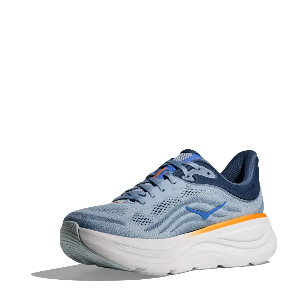 Hoka Men's Bondi 9 Sneaker in Drizzle/Downpour