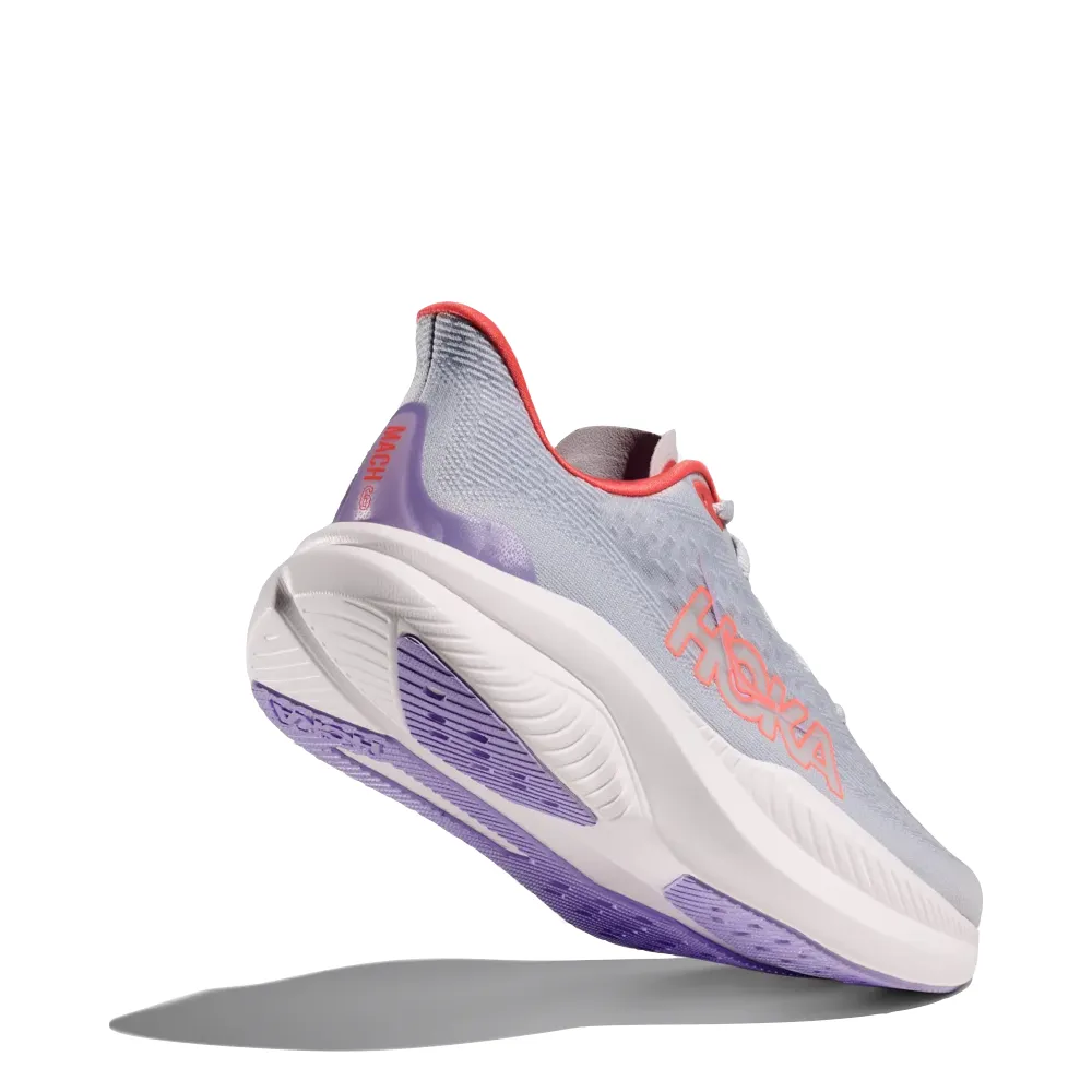 Hoka Women's Mach 6 Sneaker in Pale Dusk/Gull