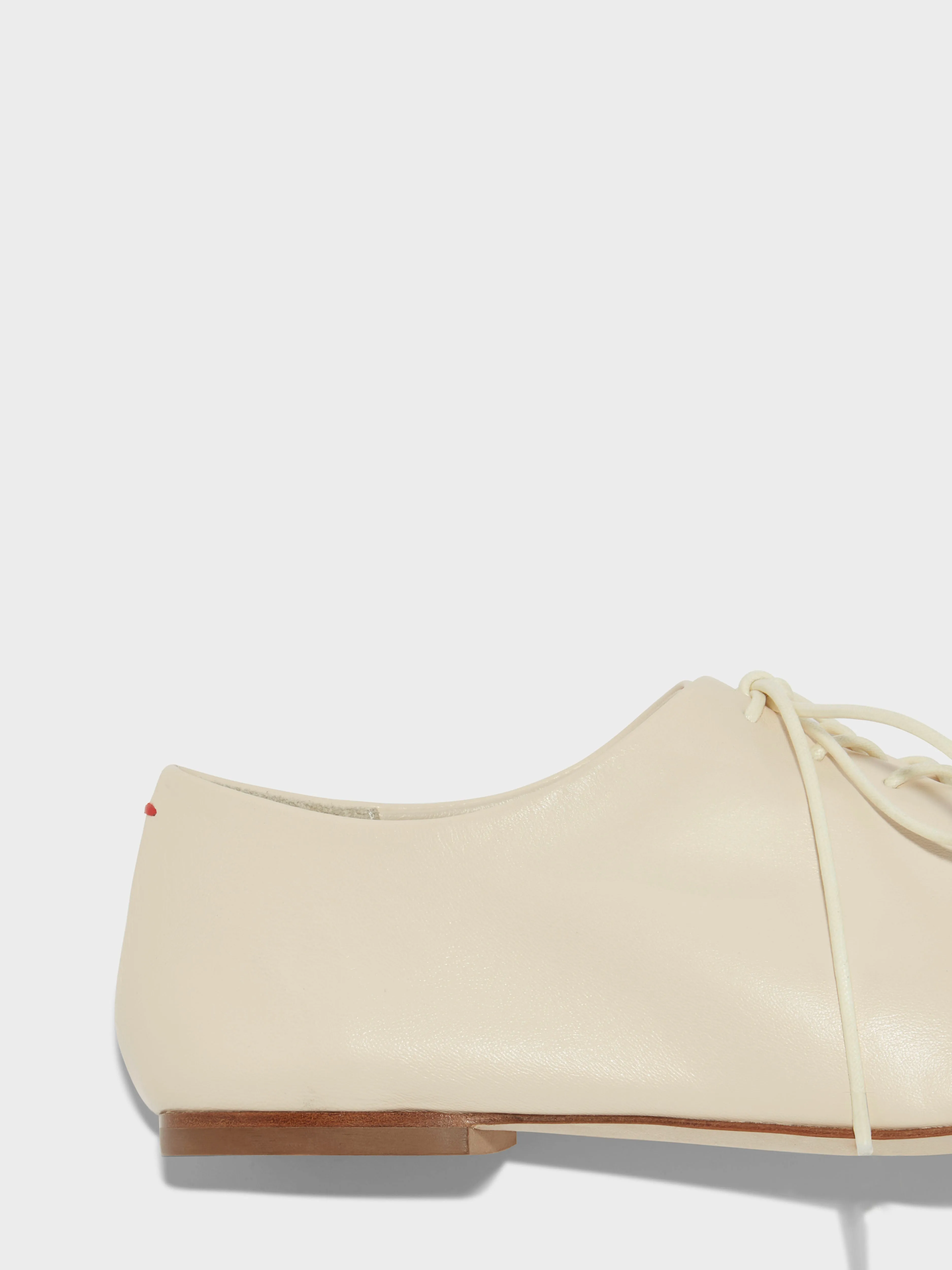 Isla Leather Lace-up Flats