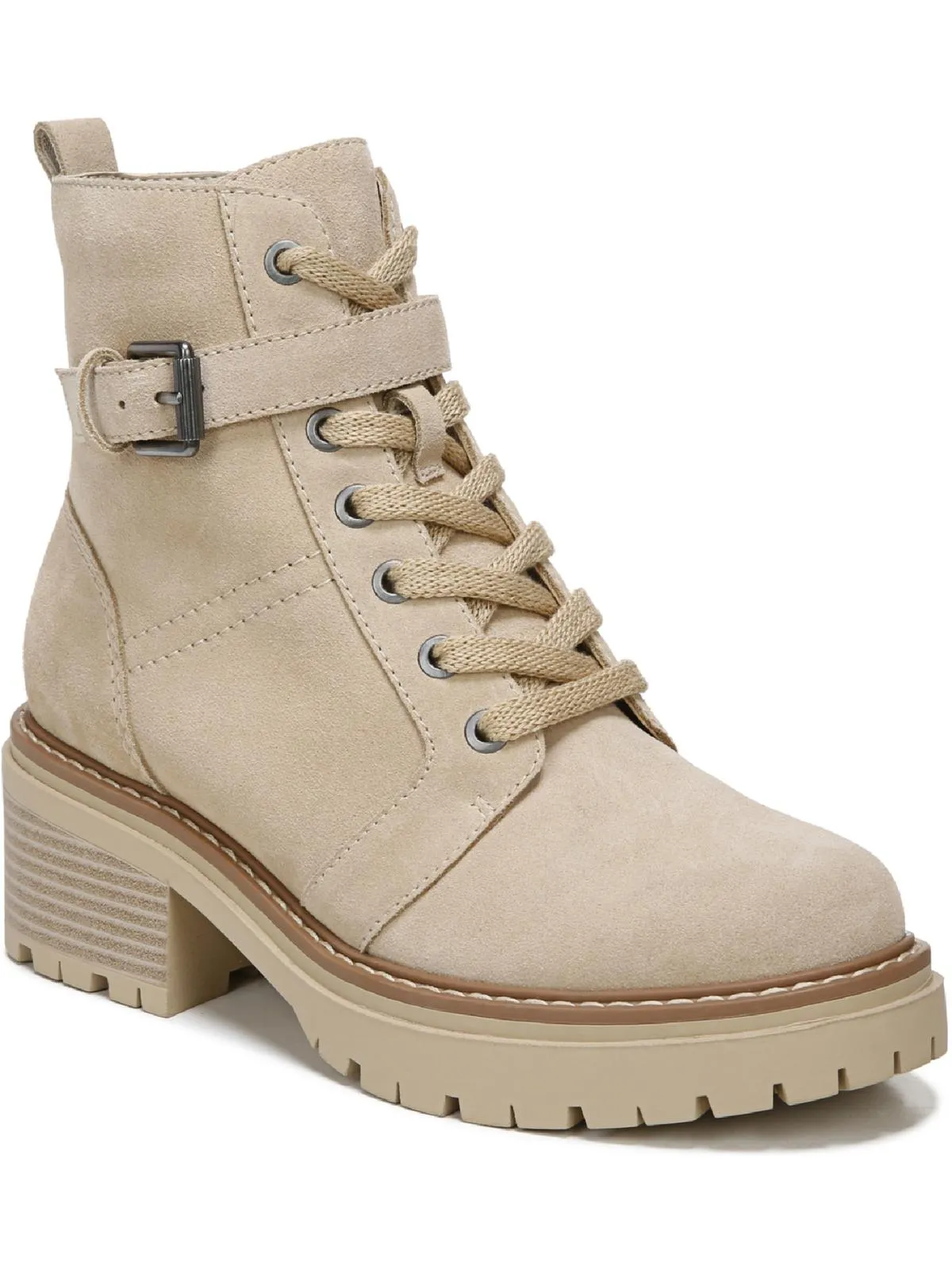 Jac Womens Water Repellent Ankle Combat & Lace-up Boots